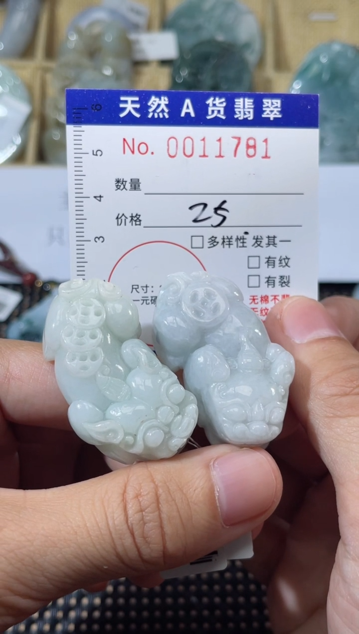 【闪购商品】翡翠颈饰未镶嵌天然缅甸A货翡翠（多样性发货）貔貅