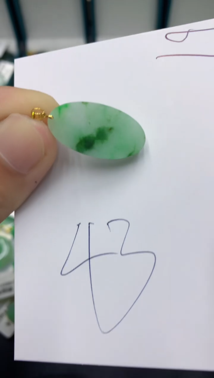 【闪购商品】翡翠颈饰18K金镶嵌翡翠