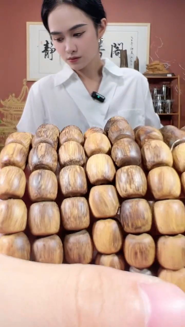 沉香手串p119号文莱0.9*9克多样性发一