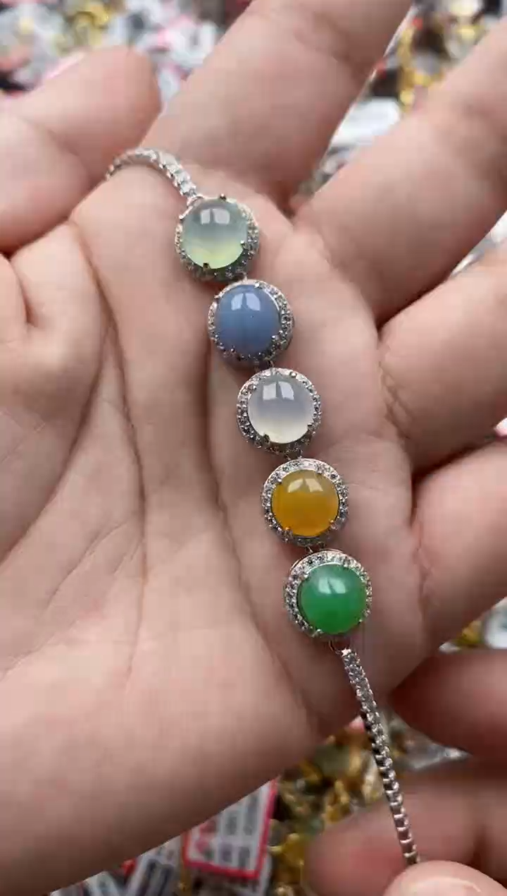 【闪购商品】翡翠戒指银S925镶嵌11111---2