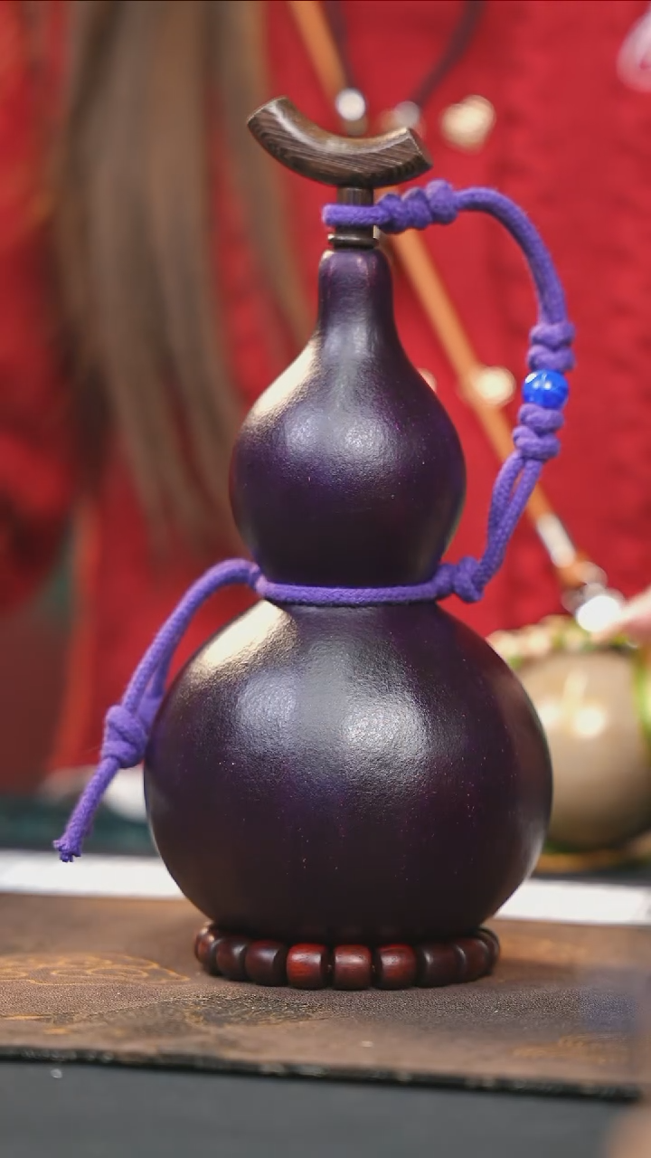 【闪购商品】WD205大漆酒葫芦不包手串及旋转底座