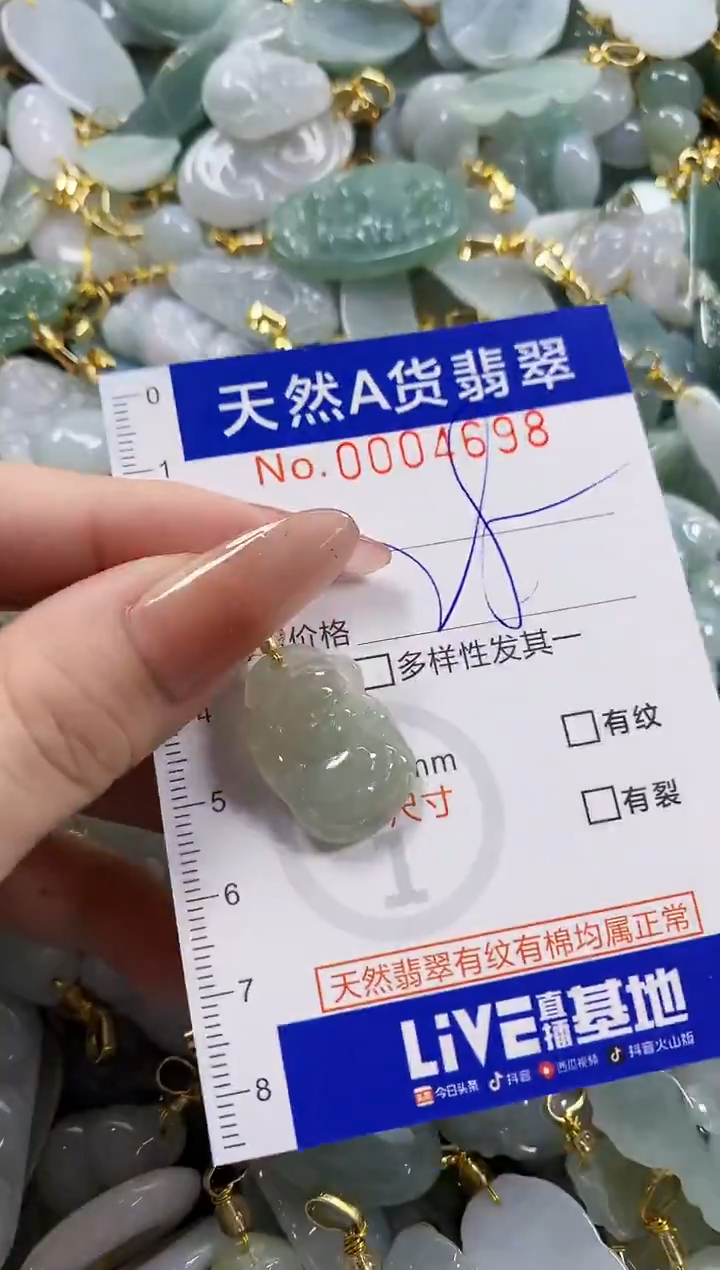 颈饰未镶嵌翡翠天然A货翡翠