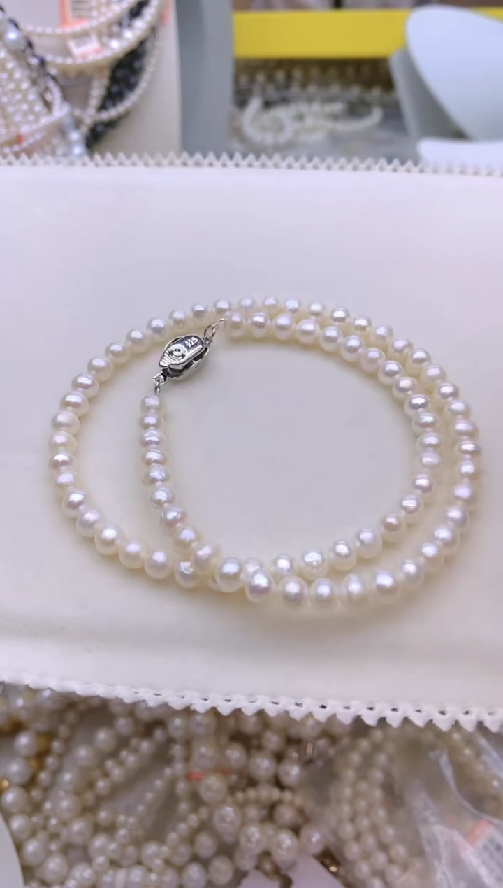 未镶嵌1淡水珍珠项链