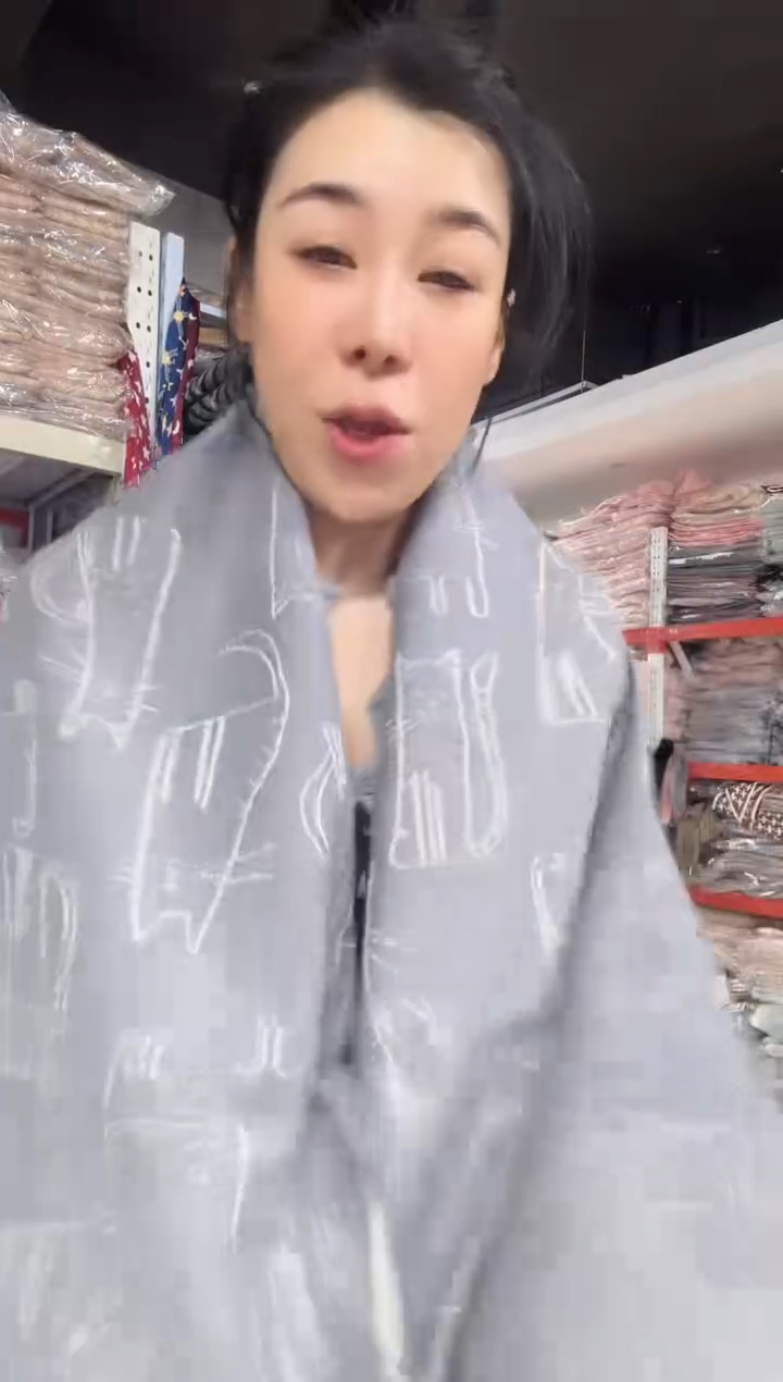 亚麻芳姐围巾福利F20