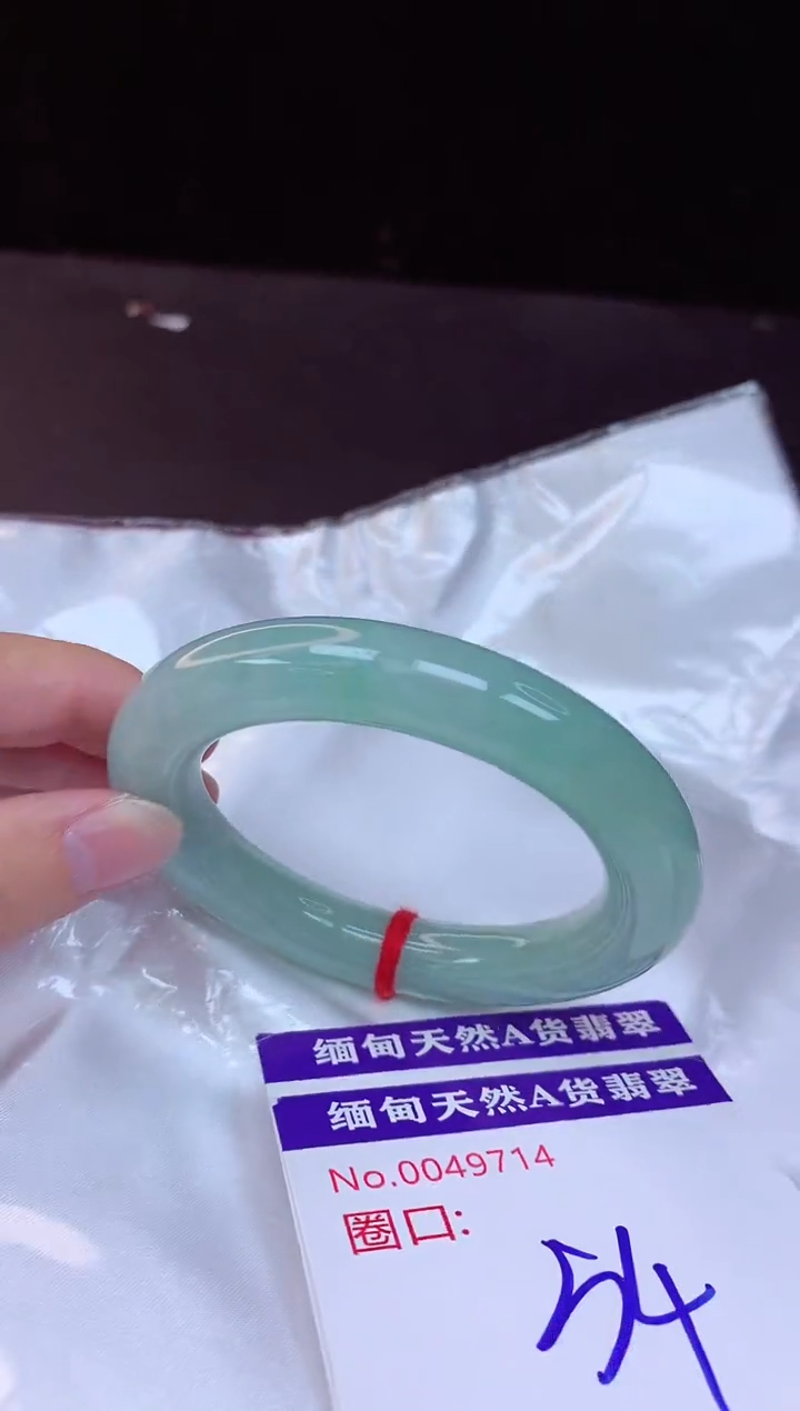 【闪购商品】翡翠手镯未镶嵌54+             