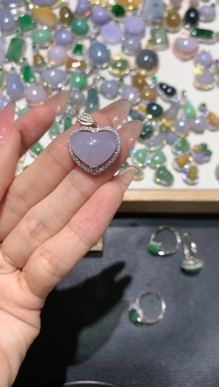 【闪购商品】翡翠吊坠(不含链)银S925镶嵌团购28