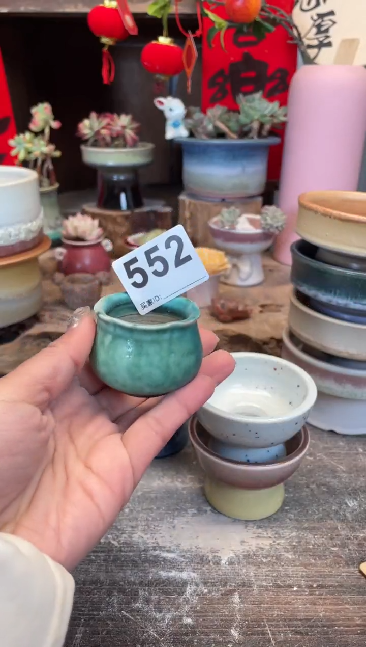 【闪购商品】摆件552知木小芳花盆