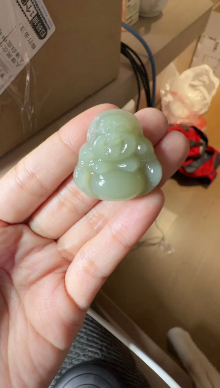 【闪购商品】和田玉颈饰未镶嵌30高冰佛公