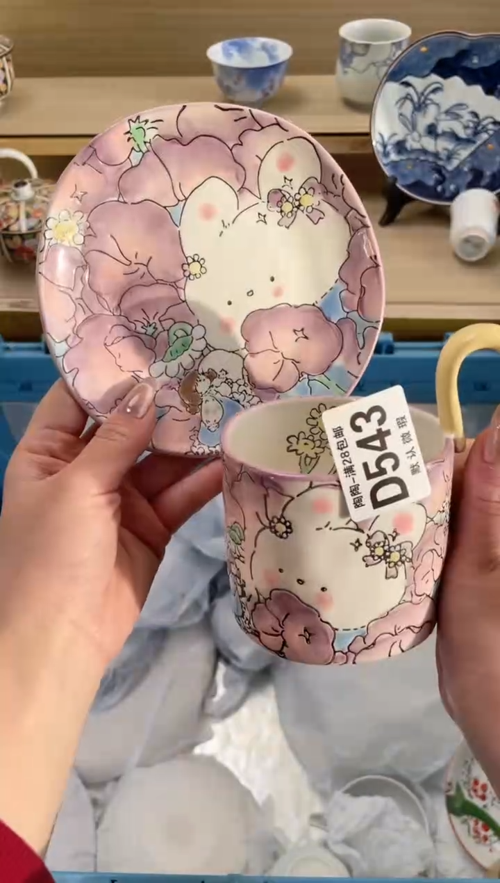【闪购商品】杯 瓷器瓷器瓷器瓷器D543