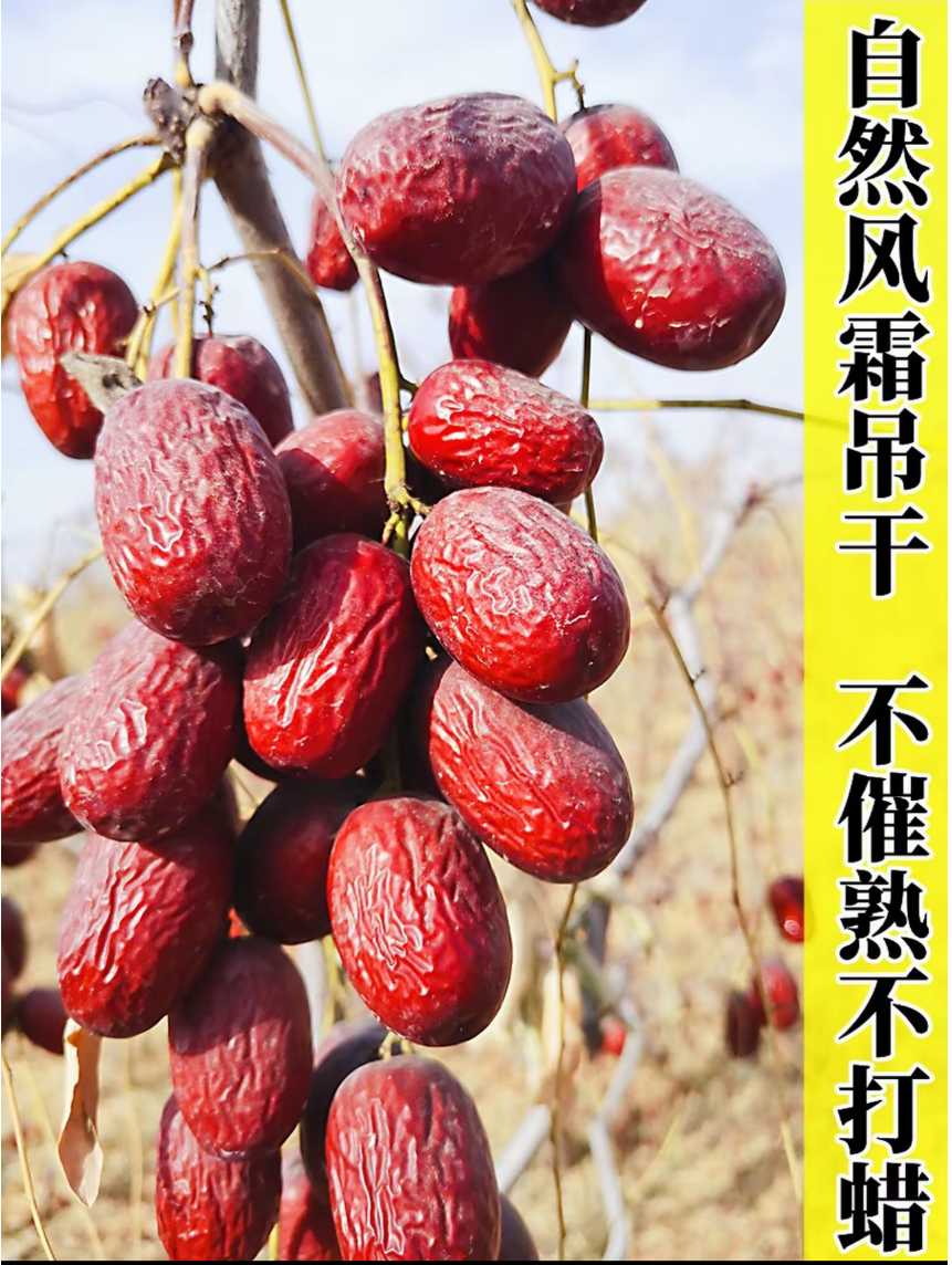 2025年新疆若羌红枣灰枣原生态带土未清洗灰枣包邮
