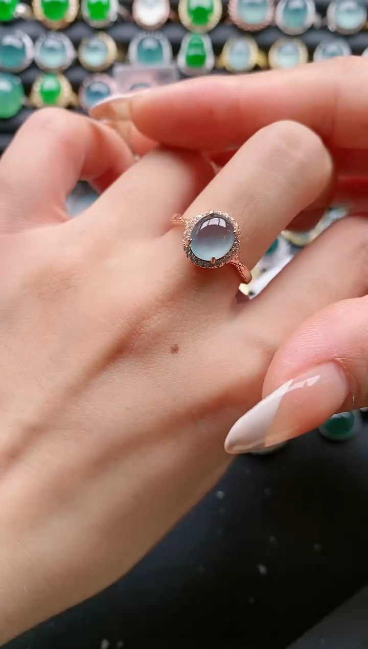 【闪购商品】翡翠戒指银S925镶嵌11111111