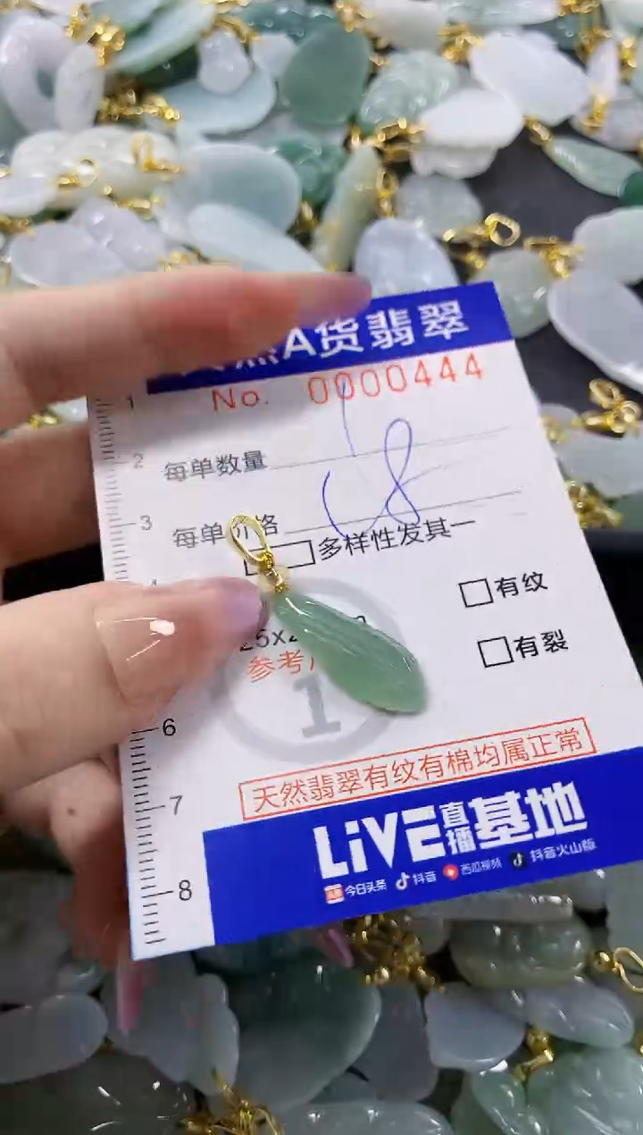 颈饰未镶嵌翡翠天然A货翡翠