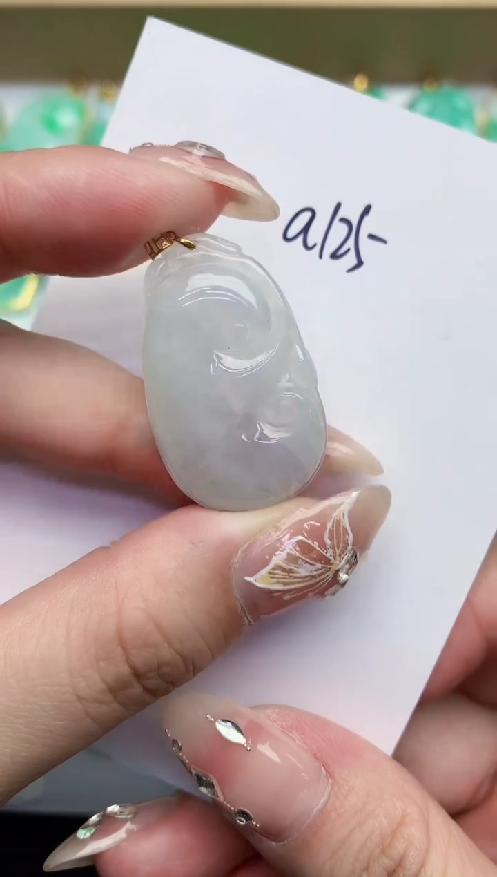 【闪购商品】翡翠颈饰18K金镶嵌00000000000