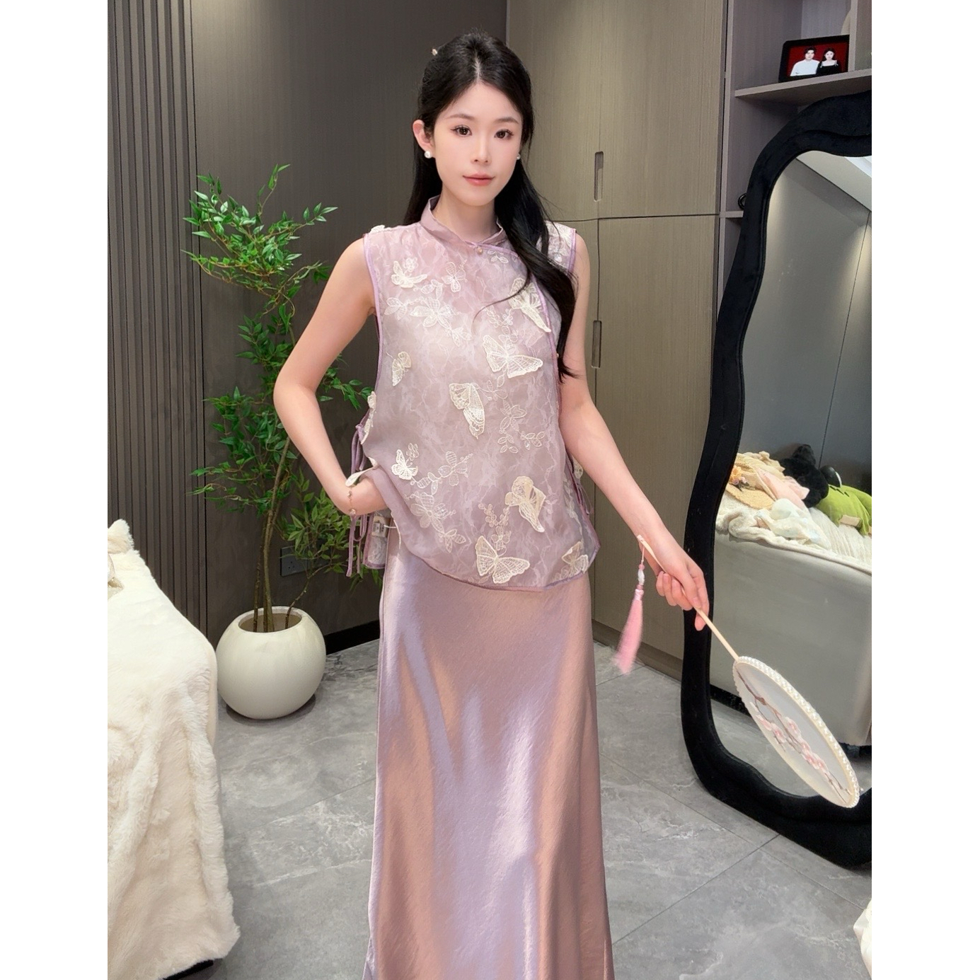 （欣欣）（化蝶）新中式国风仙女风立体蝴蝶马甲