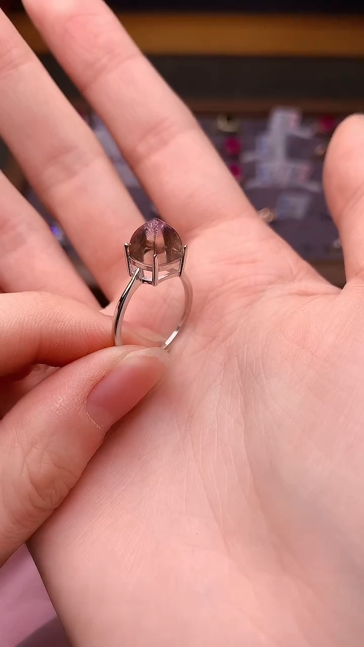 【闪购商品】黄晶戒指银S925镶嵌.....