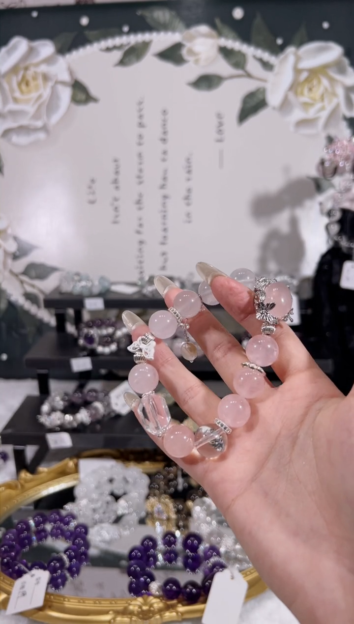 【闪购商品】水晶手链未镶嵌天然水晶默认微瑕 多样性发货发其一
