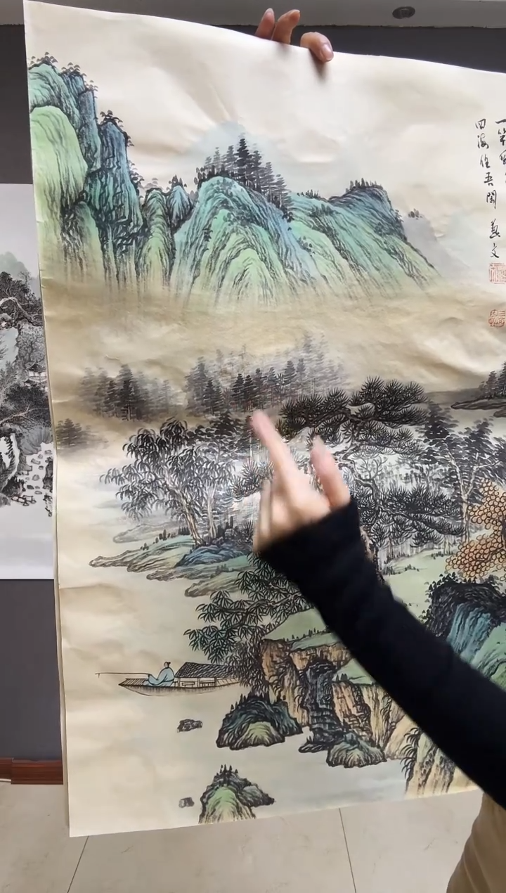 国画开场福利水墨国画手绘