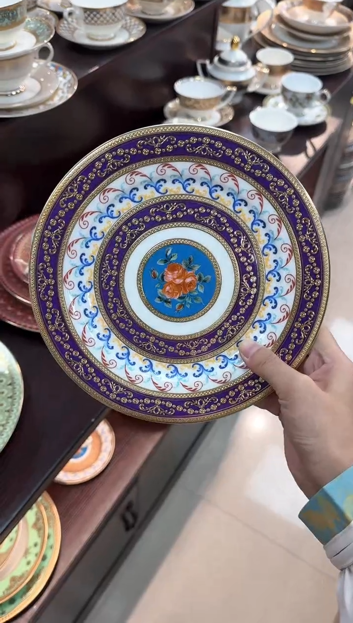 【闪购商品】瓷片8寸平盘2个 春节活动福利价