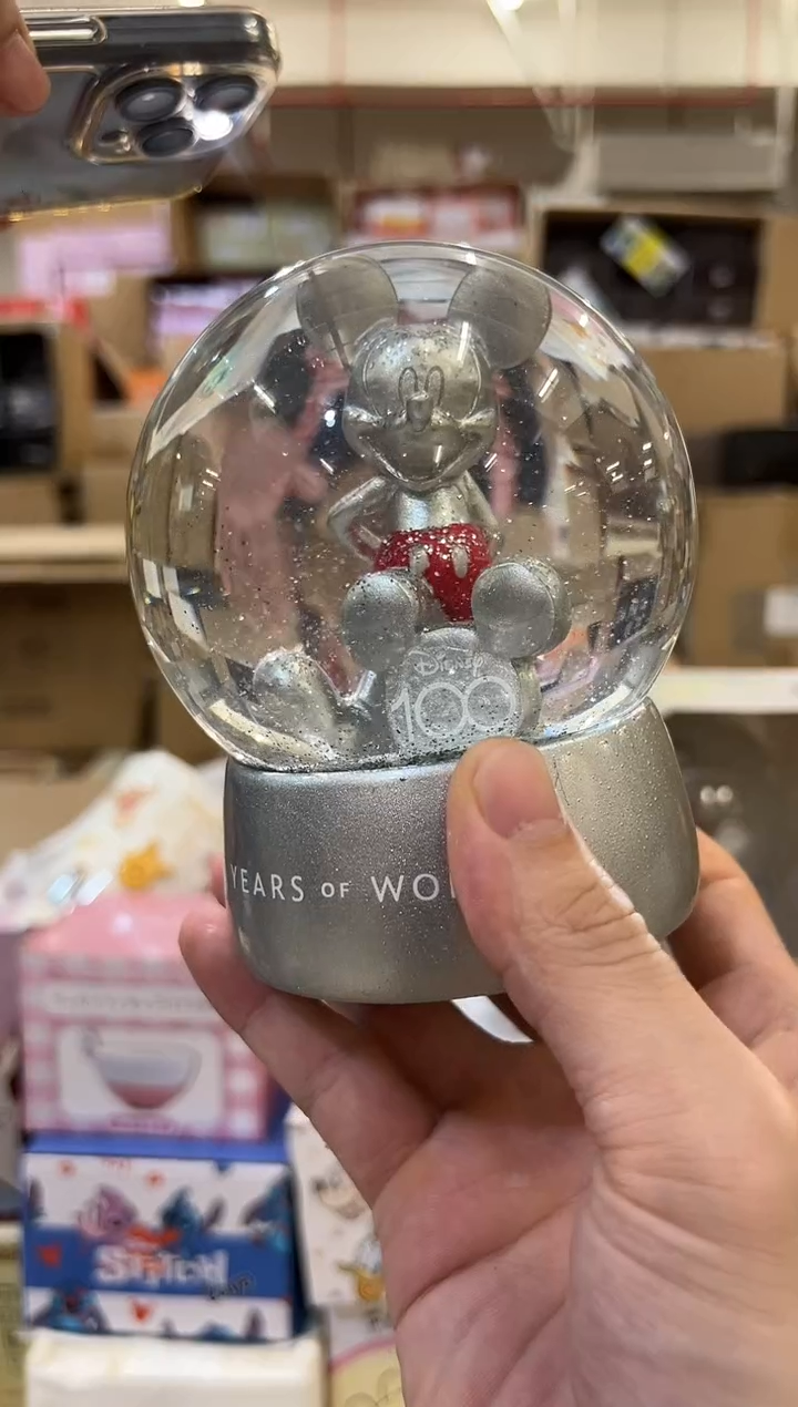 原盒米奇100周年水晶球
