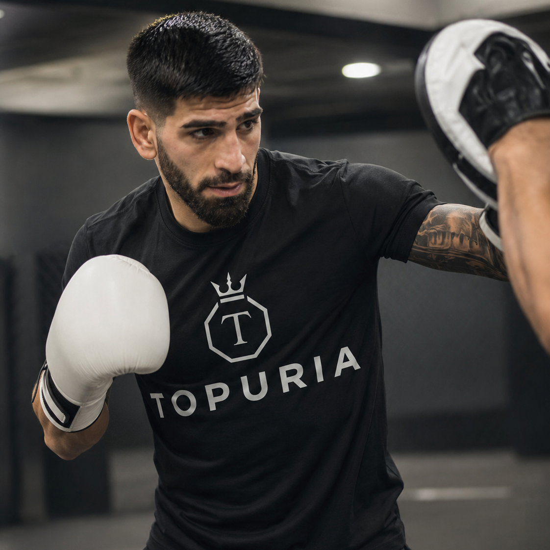 UFC托普利亚同款氨纶运动训练健身速干短袖