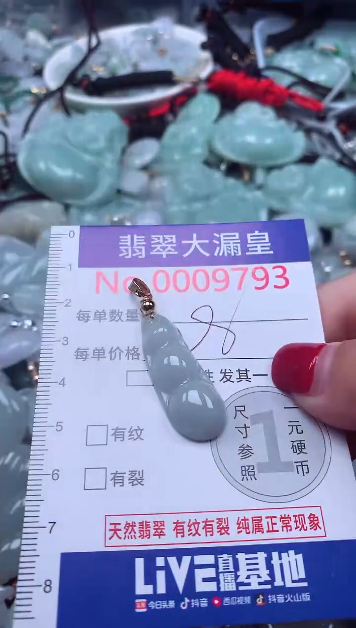 颈饰未镶嵌翡翠9793