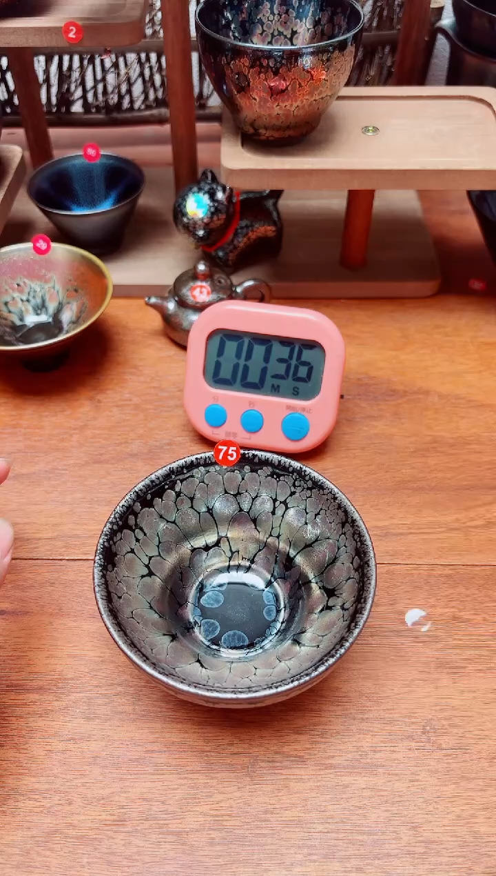 茶盏布**洛75号建盏工匠茶器
