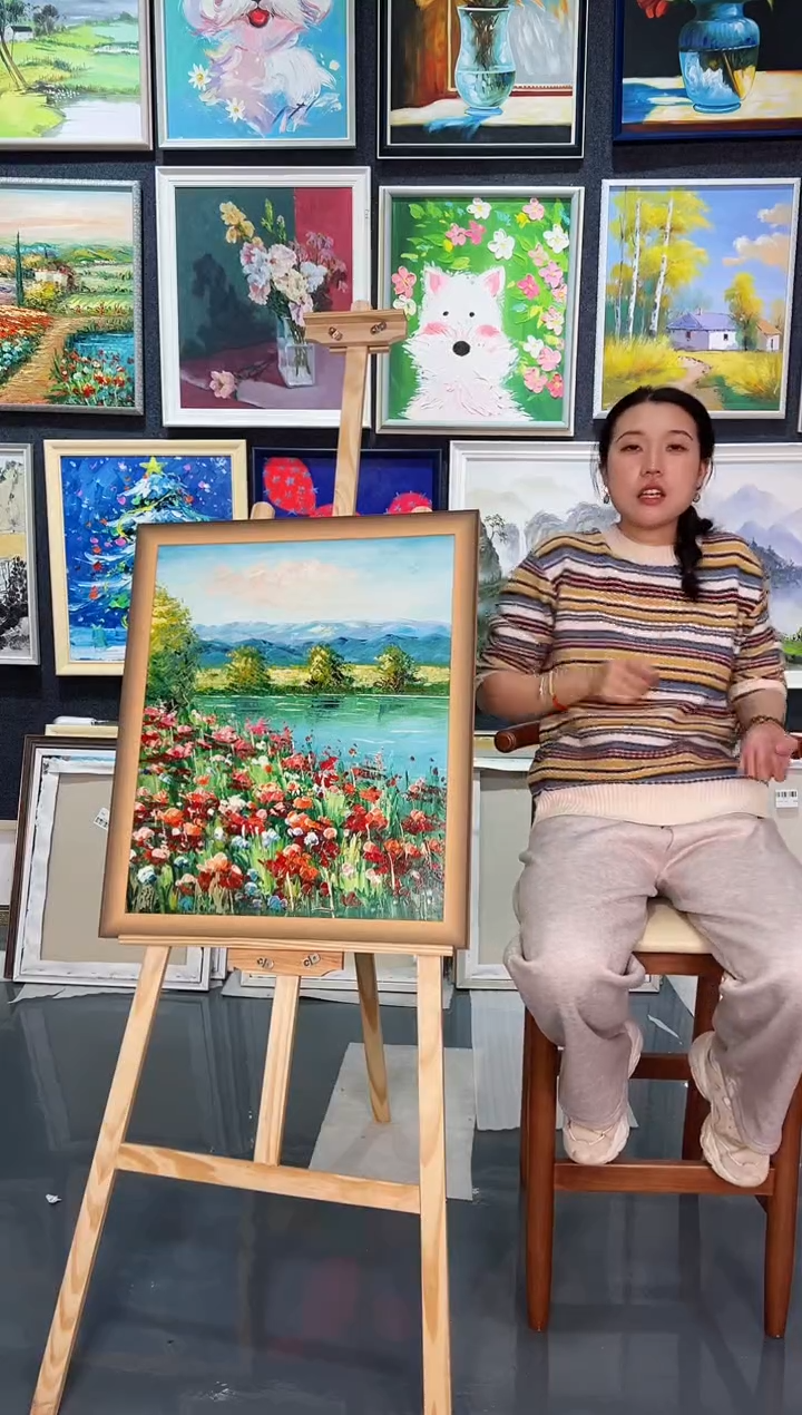 【闪购商品】油画102号 50*60 花-手绘油画