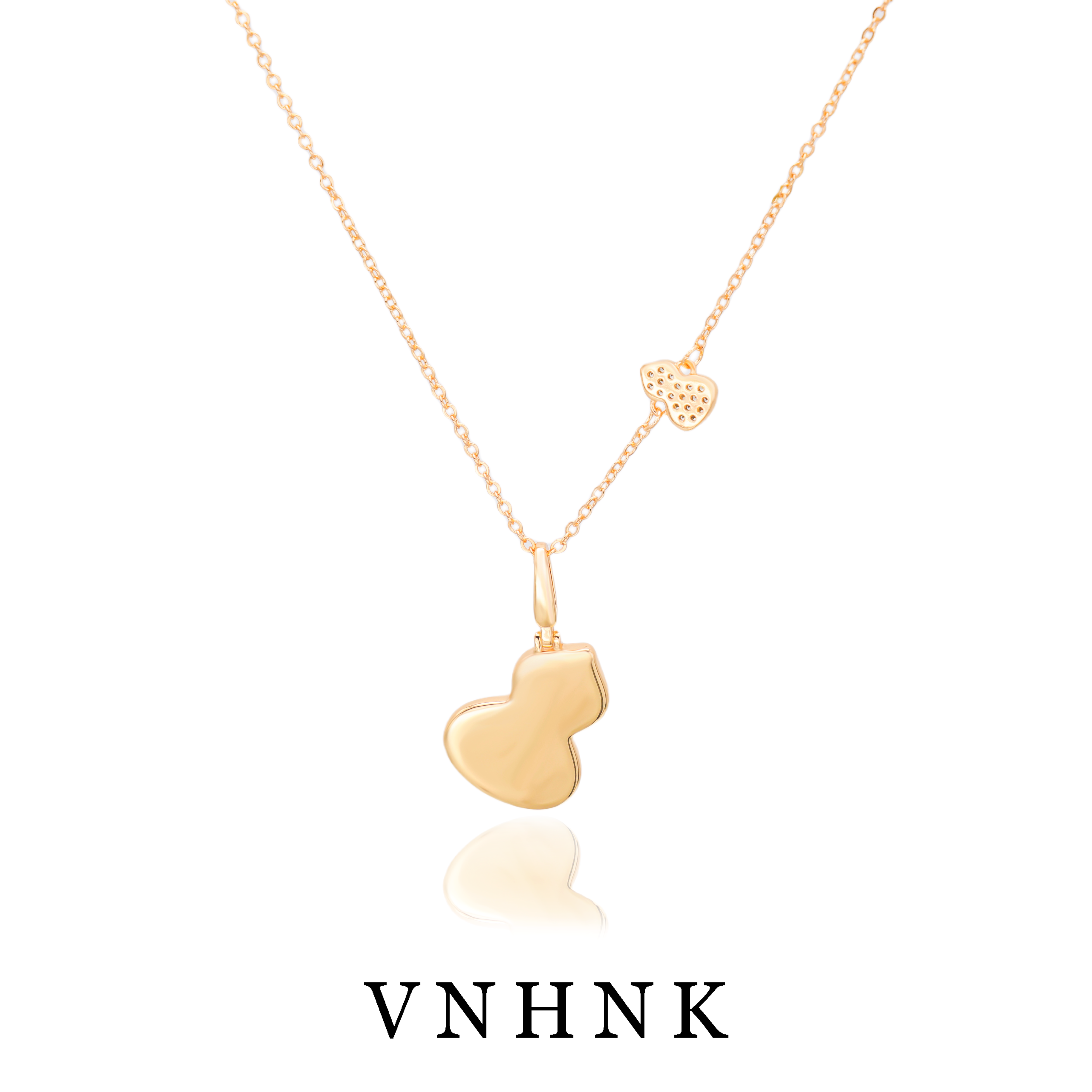 铜合金项链 美可儿    M271  玫瑰色(46cm)时尚项链