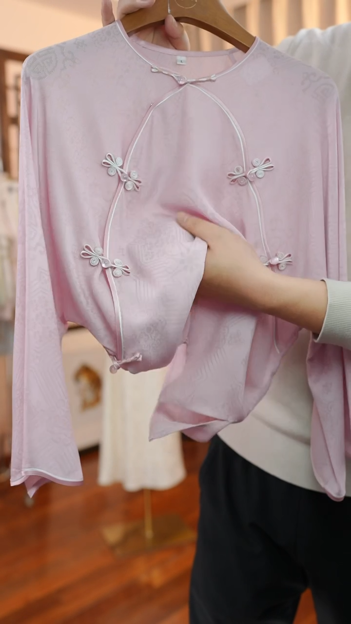 【闪购商品】刺绣非遗手工苏绣一物一件美菱襟