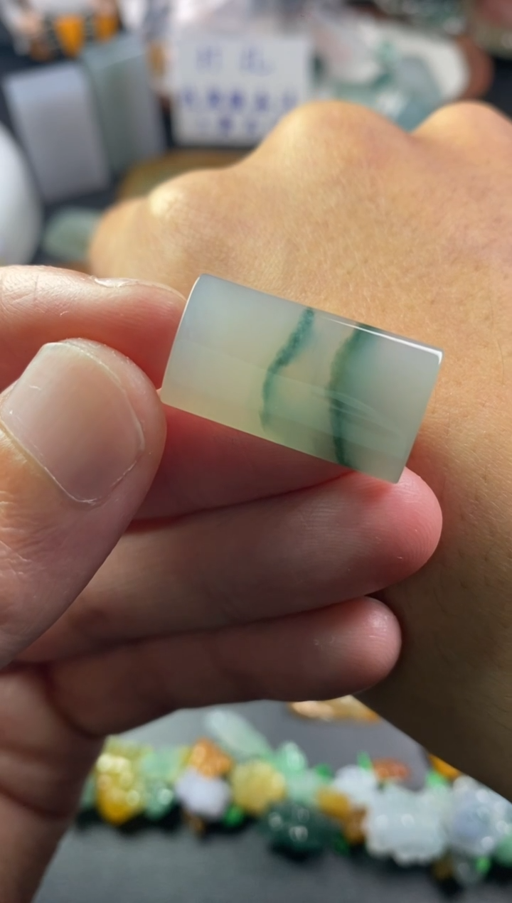 未镶嵌定制翡翠小*翡翠片料定制未镶嵌12.30-17