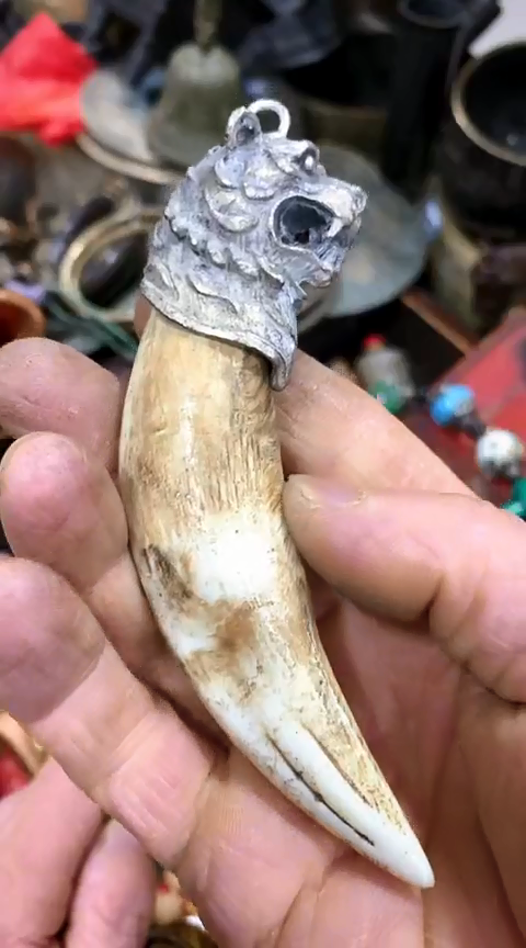 【闪购商品】一物一拍编号虎头把件