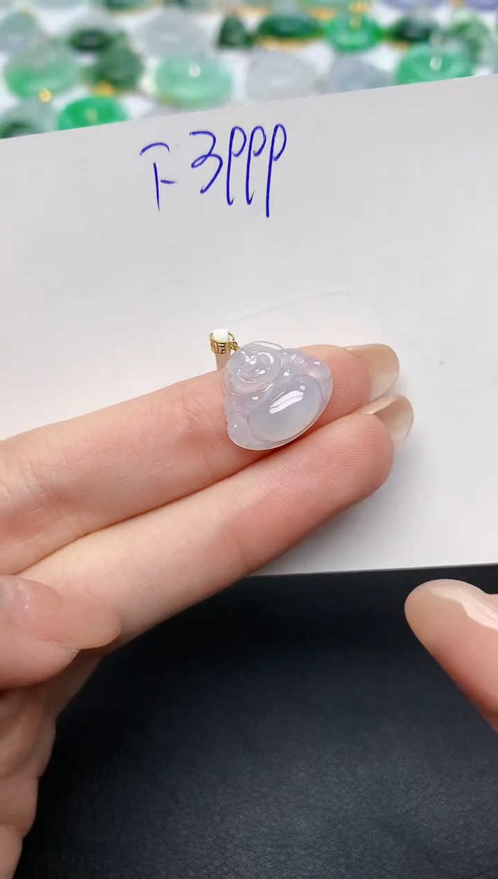 颈饰未镶嵌翡翠 天然缅甸A货翡翠百元以上9元证书费自理