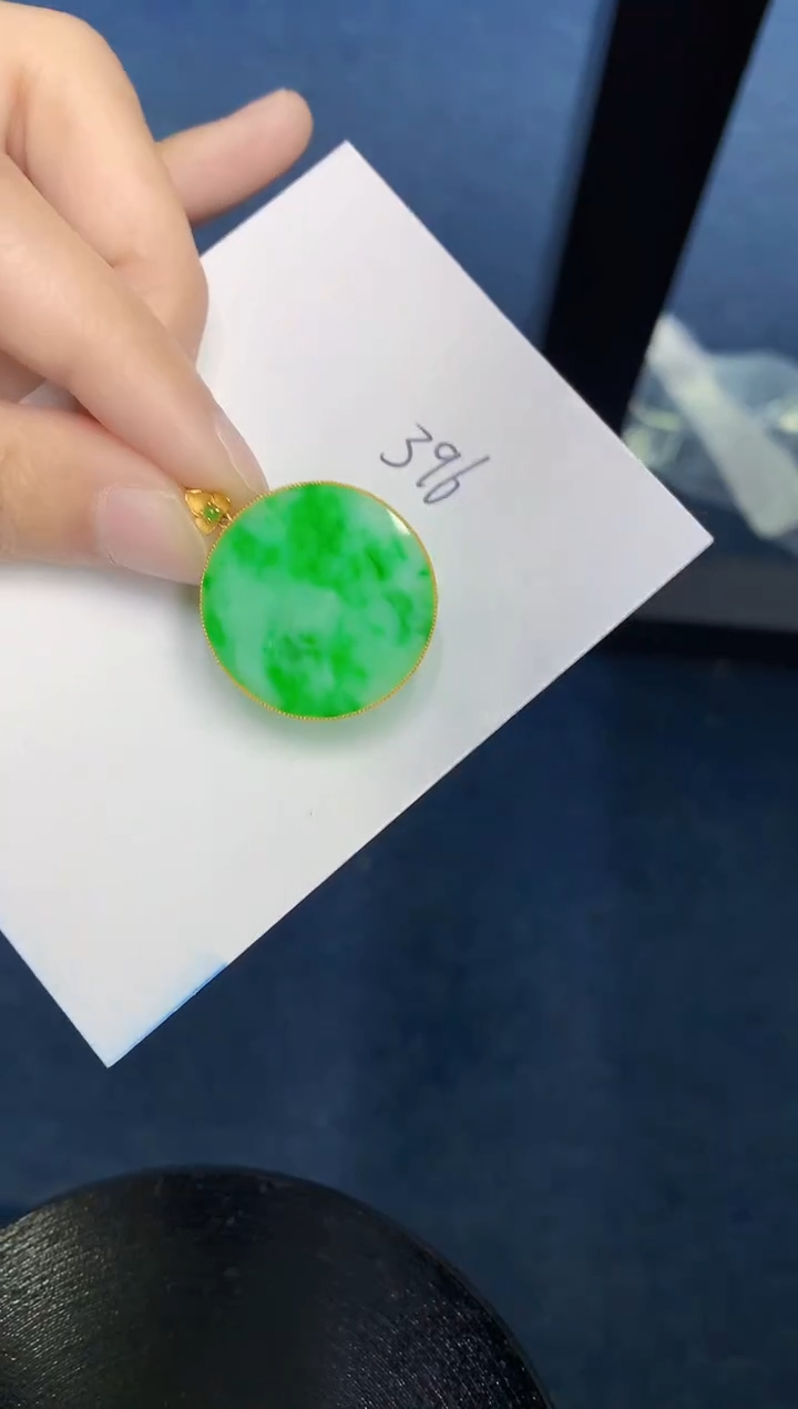 【闪购商品】翡翠颈饰18K金镶嵌000000000