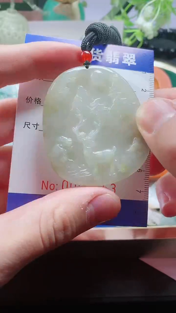 【闪购商品】翡翠颈饰未镶嵌天然A货翡翠一件