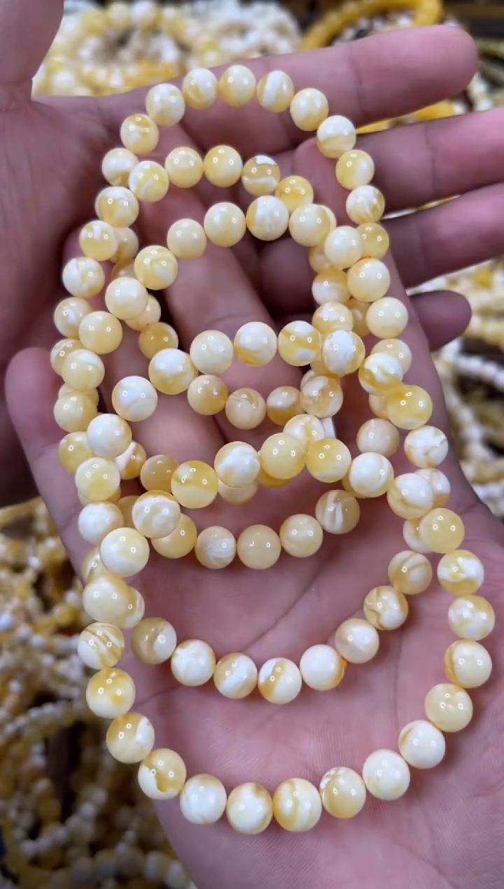 【闪购商品】琥珀裸石未镶嵌JH8m手串多样性一条