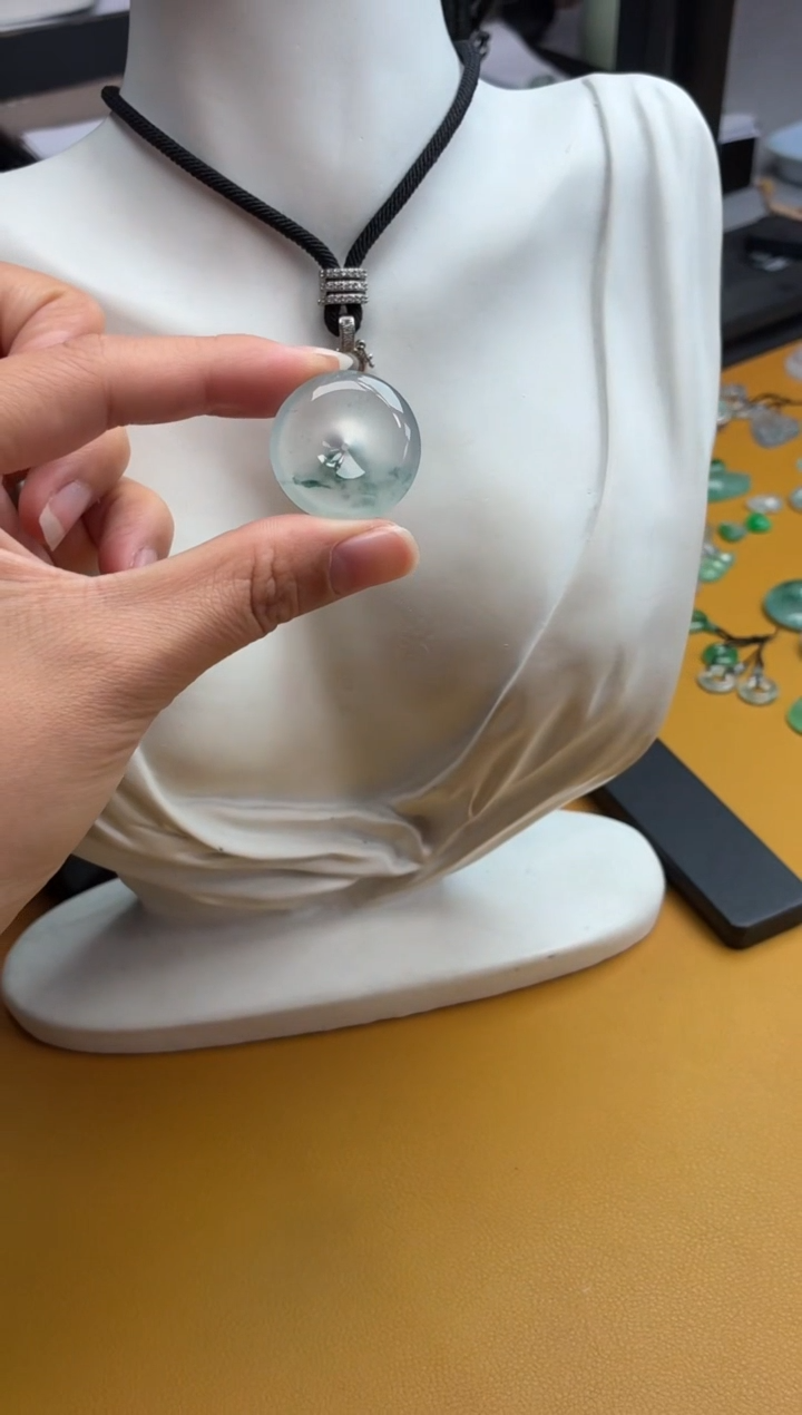 吊坠(不含链)未镶嵌翡翠14 平安扣 24.8 6.4