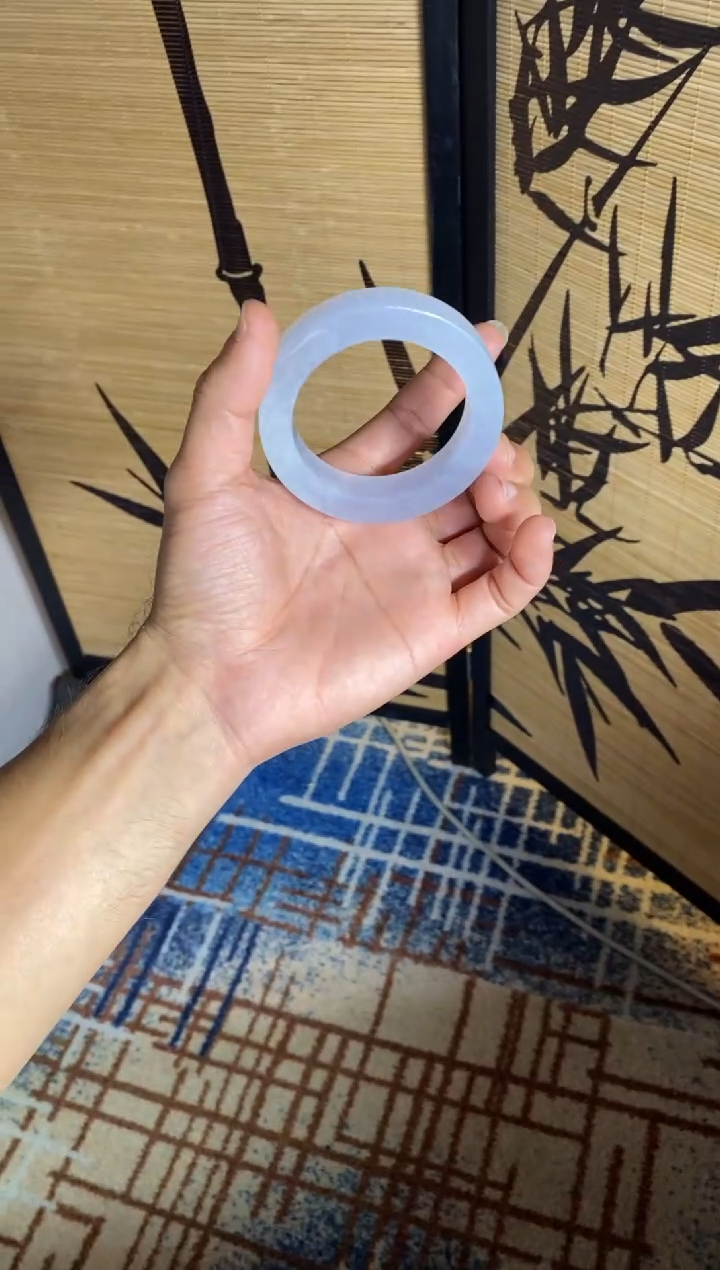 【闪购商品】定制翡翠手镯未镶嵌定制手镯不退不换