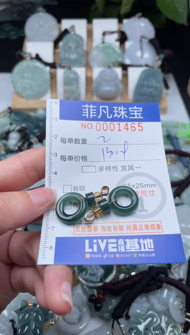 【闪购商品】翡翠未镶嵌颈饰00..1465