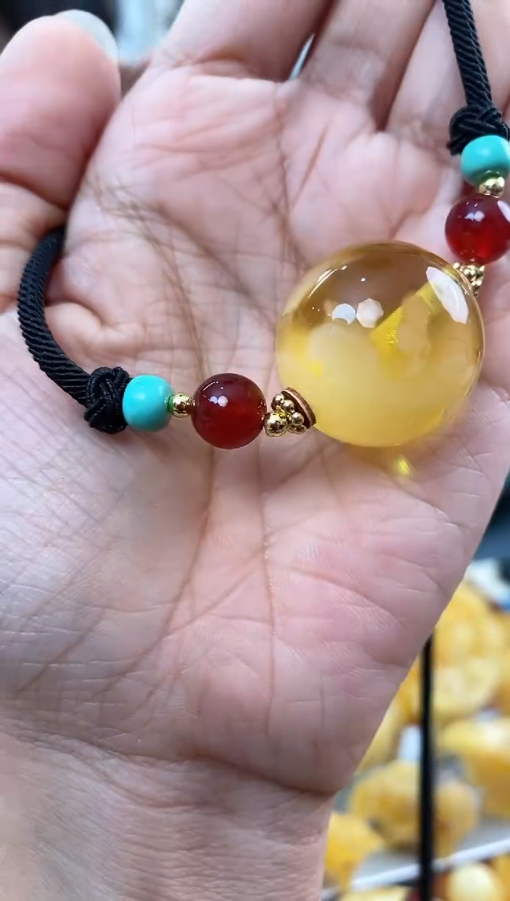 【闪购商品】蜜蜡裸石未镶嵌天然琥珀蜜蜡珠子