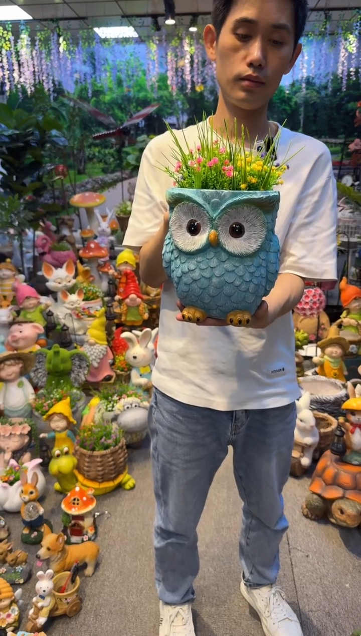 无花朵花园庭院摆件&00&