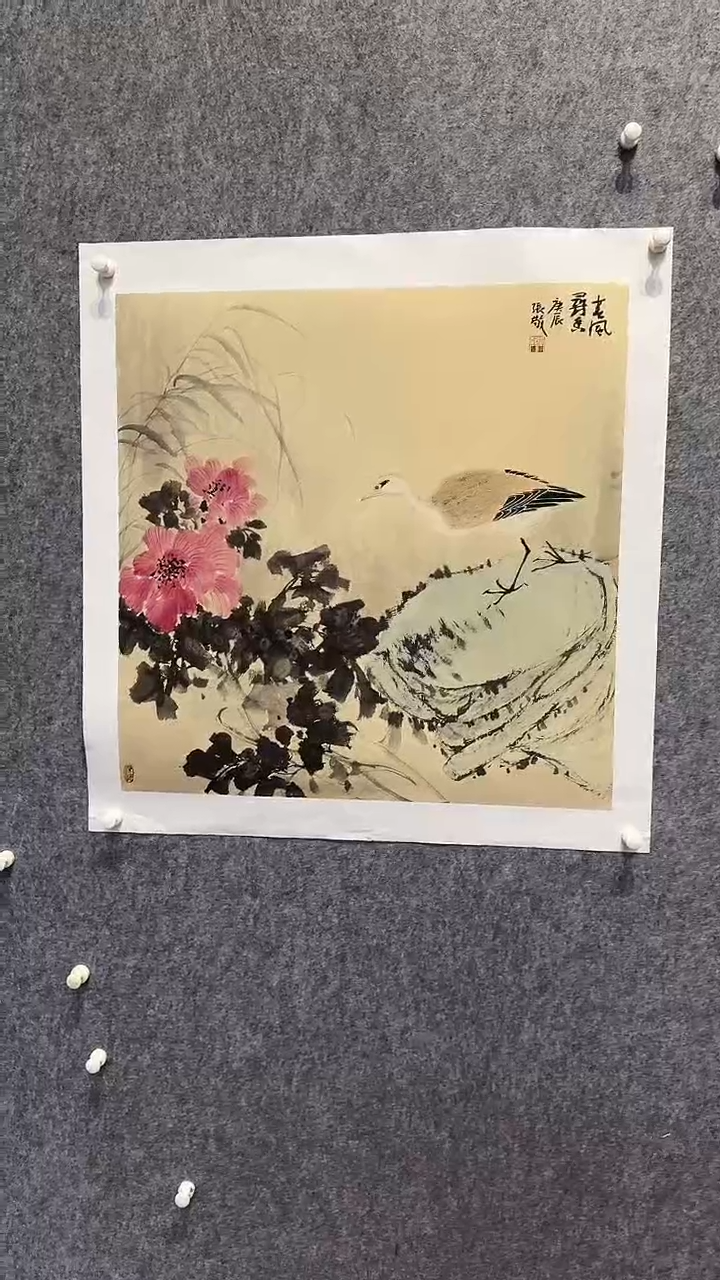 【闪购商品】国画34张敬  花鸟  4平尺