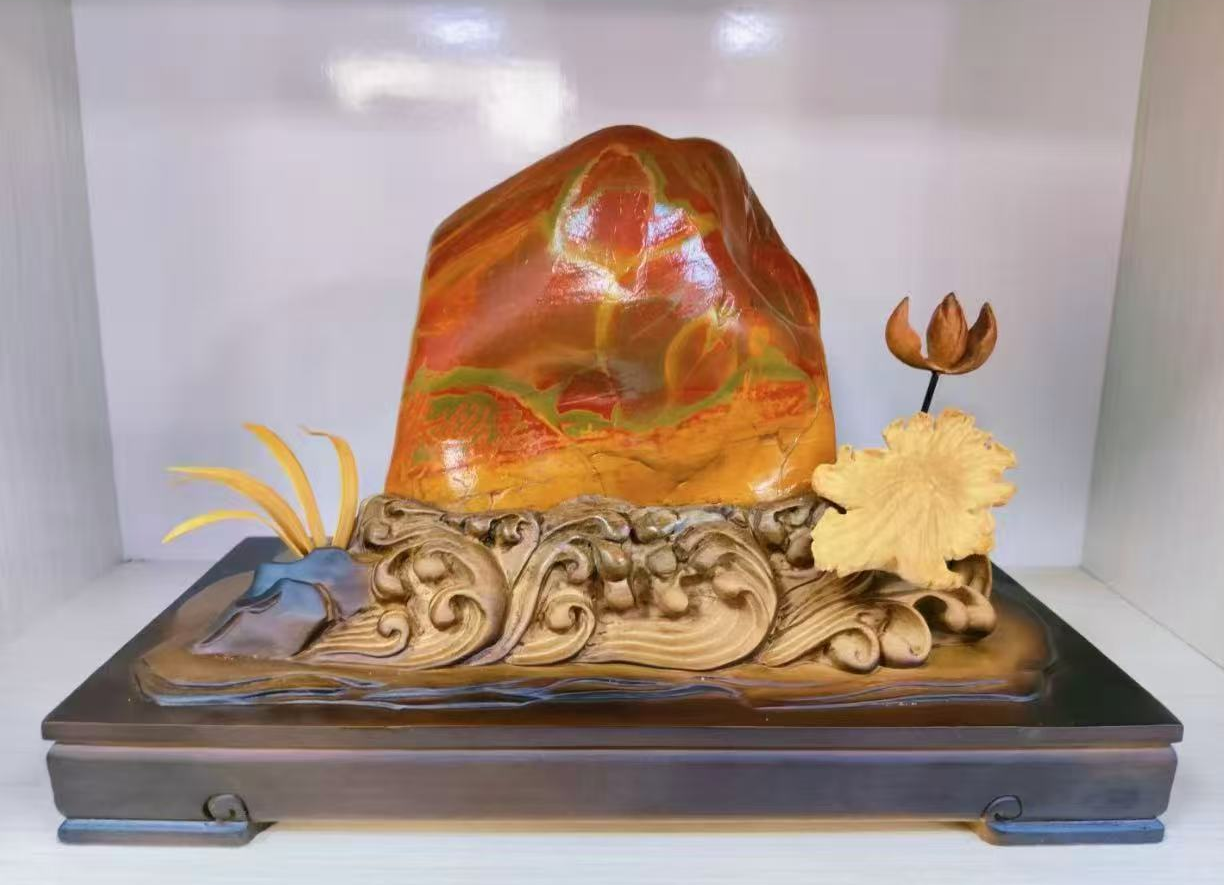 黄蜡石，戈壁石，彩陶石等工艺品（图片仅供参考，以直播间实物为准）