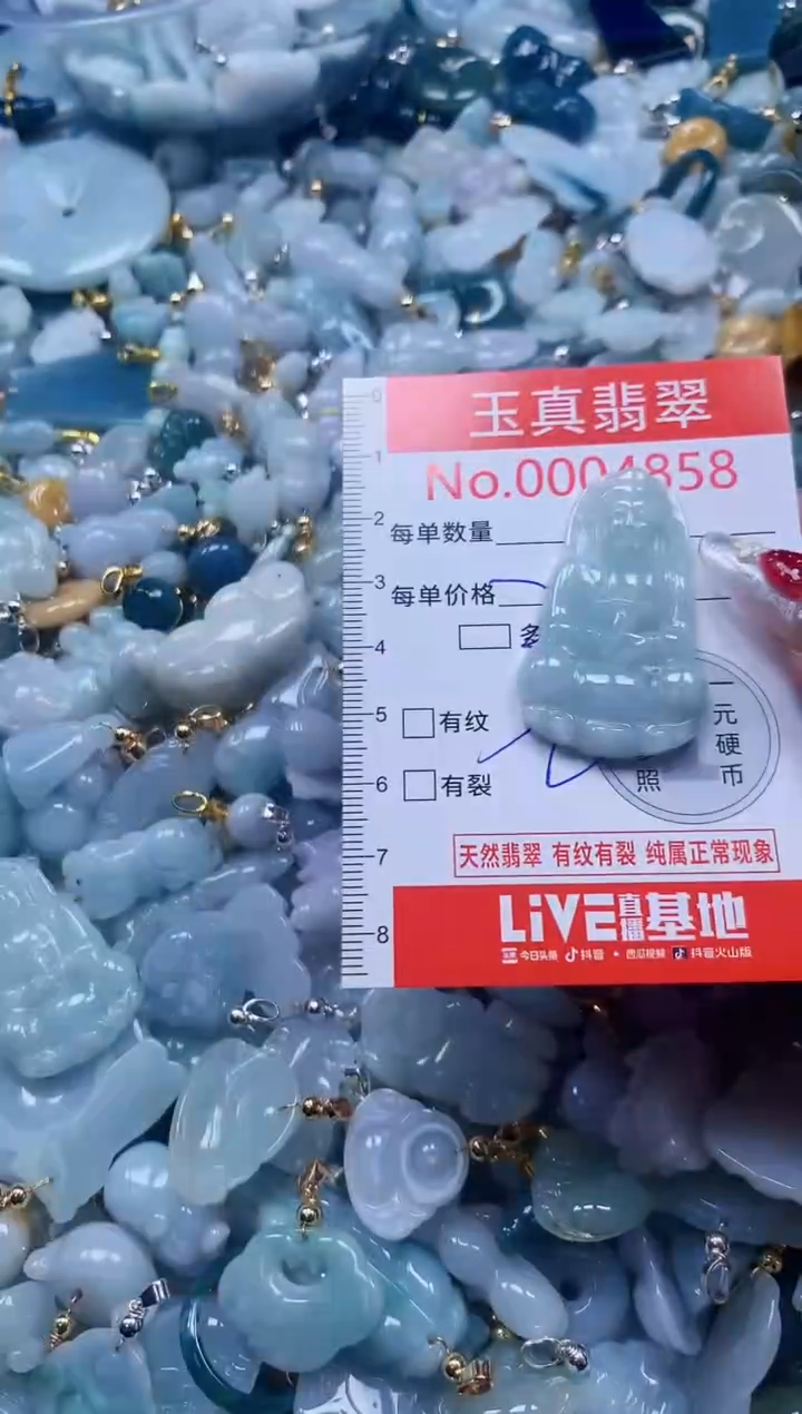 翡翠未镶嵌吊坠(不含链)4858