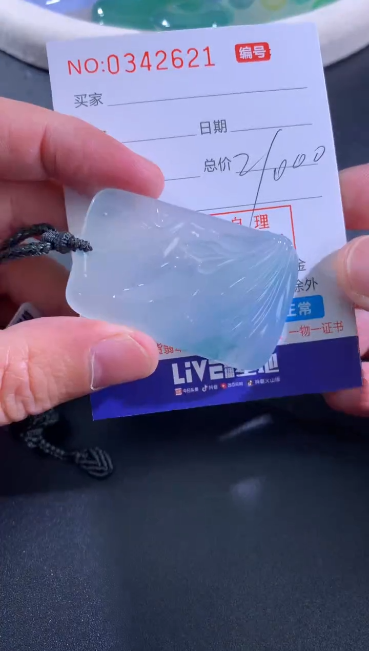 【闪购商品】翡翠颈饰未镶嵌天然A货翡翠