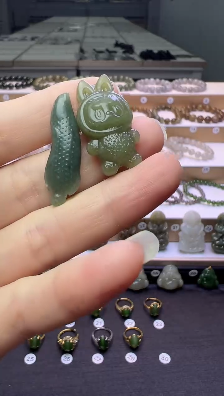 颈饰未镶嵌和田玉237号链接两个15米微包容