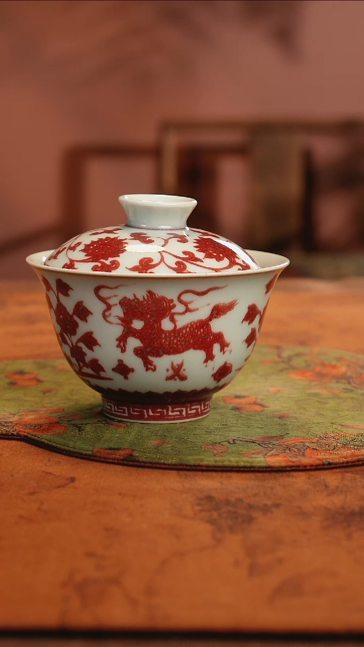 【闪购商品】柴窑釉里红锦铜窑铃铛