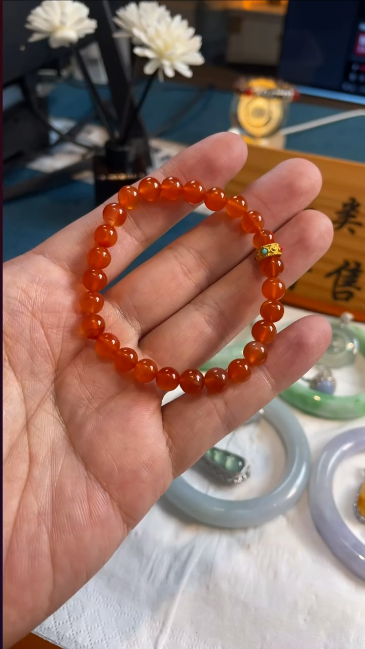 未镶嵌手链南红玛瑙1666号