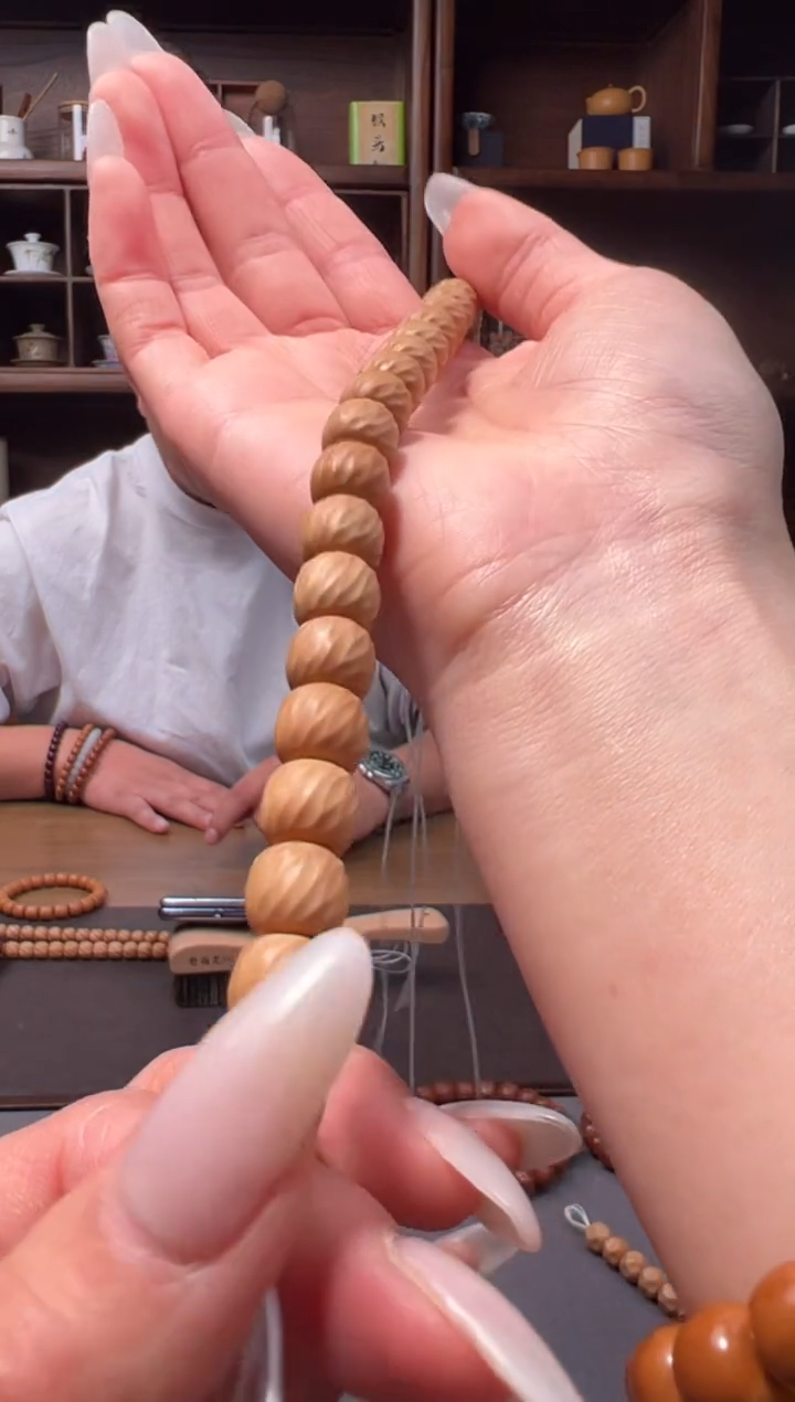 【闪购商品】猴头核桃把件云锦无相10mm