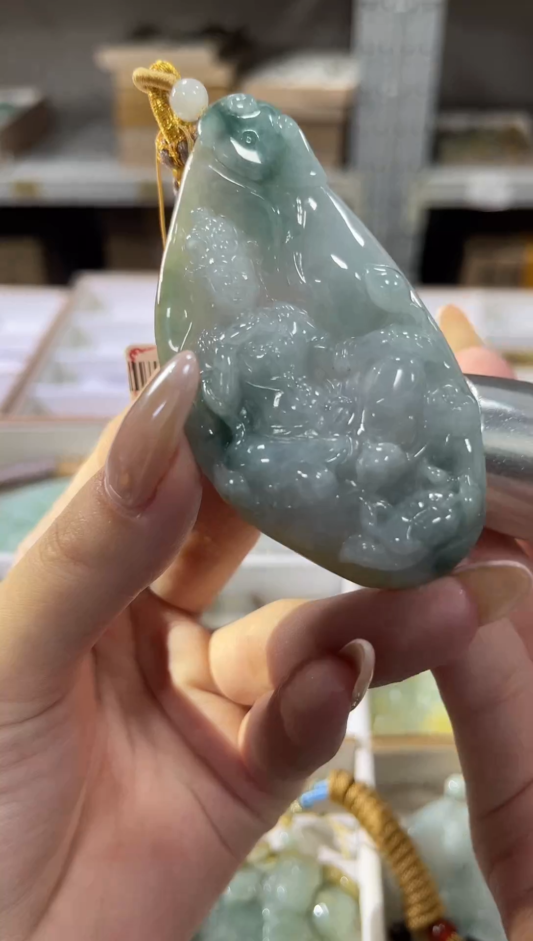 翡翠未镶嵌颈饰MFC080214