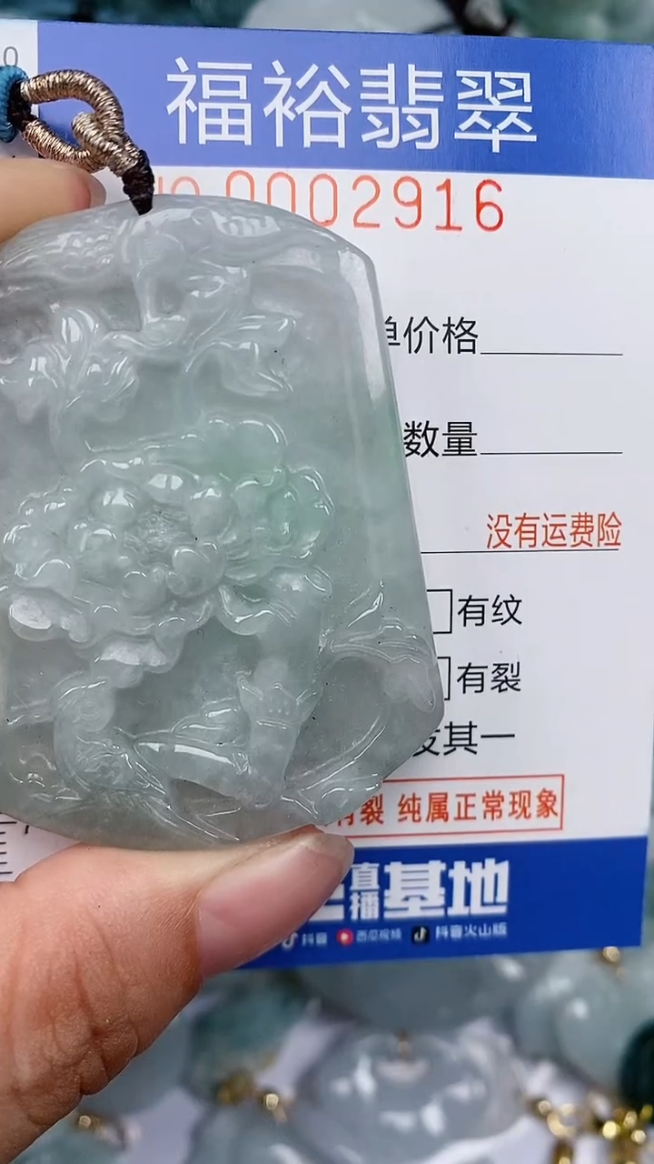 翡翠未镶嵌颈饰...0002916